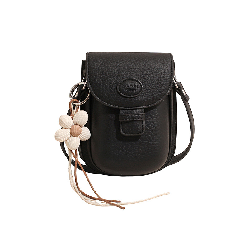 Bolso de mujer de verano popular portátil herradura de caballo bolso de teléfono móvil de textura alta moda color contraste bolso de hombro
