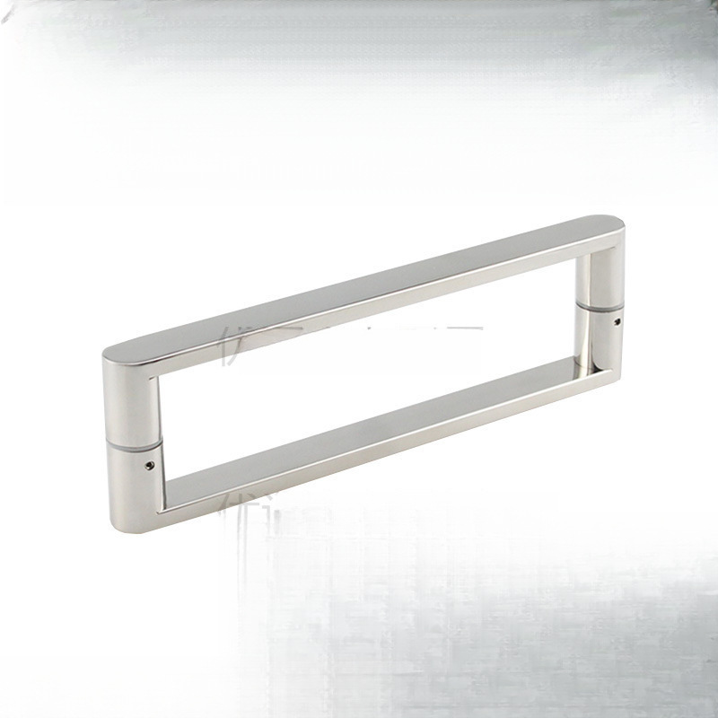 M0 Square Tube Handle Set for Shop Shower Room Door Handle Hole Spacing$