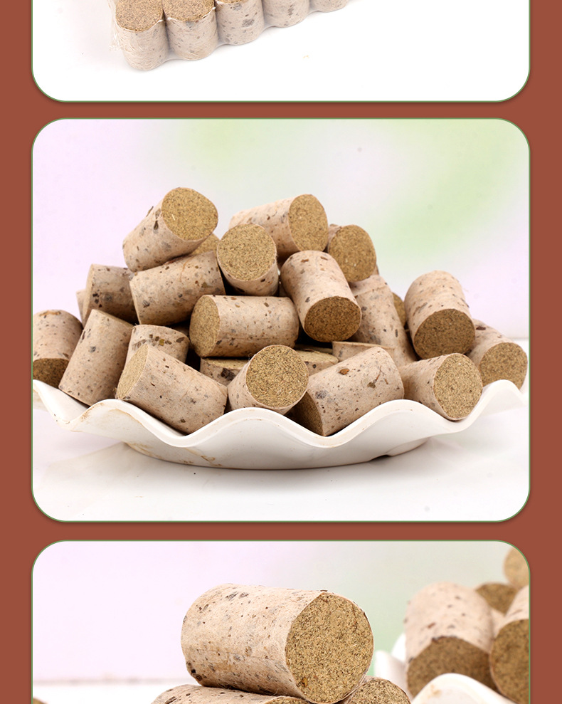 Mugwort Moxa Cones Ai Zhu 桑皮纸艾柱 Handmade Pure Moxa Rolls for Warming Moxibustion in use