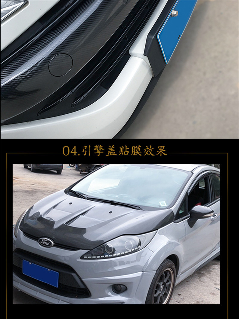 Wholesale 2D Car Carbon Fiber Stickers 3D4D Car Interior Decoration Film 5D6D Thickeneded Body Anti-Scratch Carbon Fiber Film