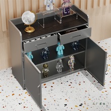 咖啡厅餐边柜铁艺酒吧茶水柜多功能商用备餐柜餐厅酒店包厢储物柜