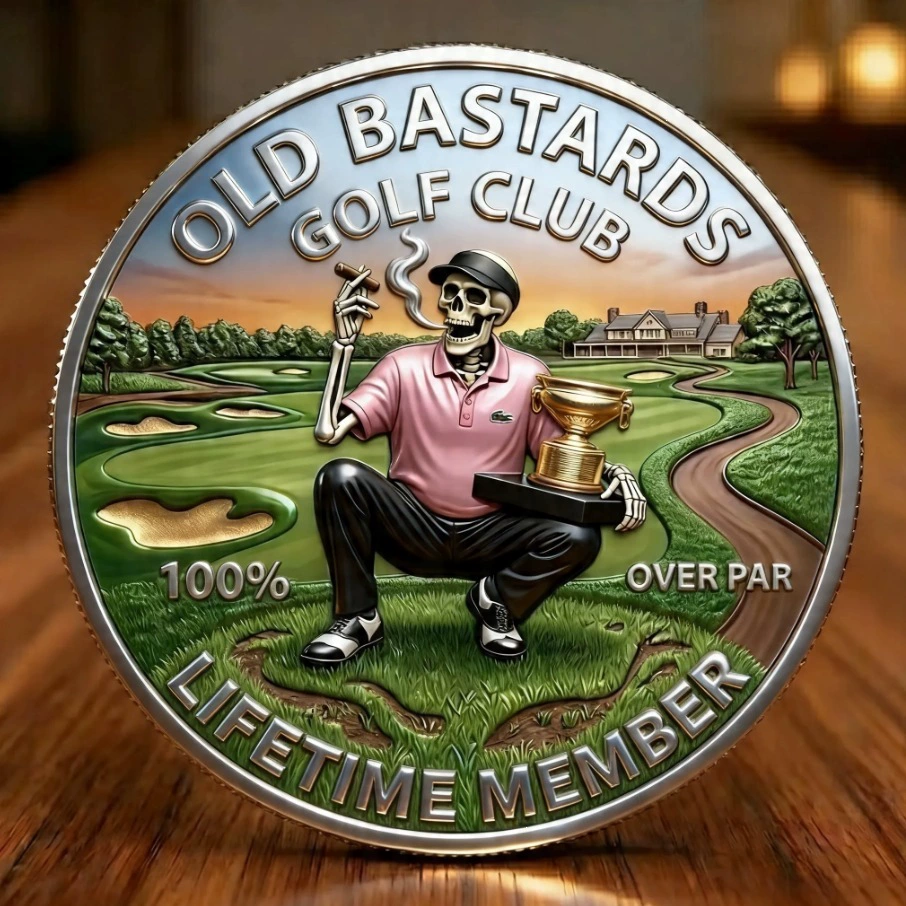 Cross-border The Eternal Golfer’s Challenge Coin Eternal Golfer Commemorative Coin