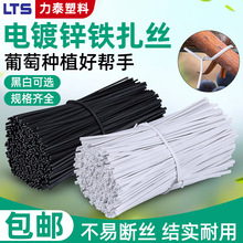 包胶包塑电缆扎线电线捆绑扎线铁芯扎丝0.55-1.5园林水果藤扎丝带