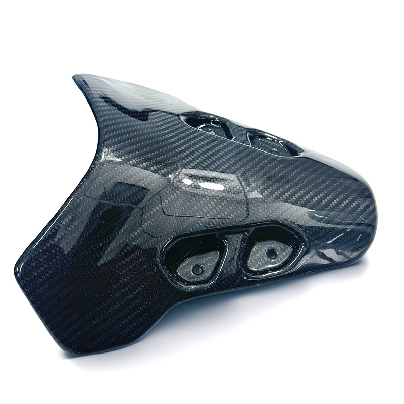 Cross-Border Applicable Yamaha Mt-07 Mt07 Modified Carbon Fiber Front Windshield Deflector Hood Competitive Windshield