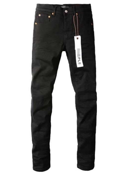 Men's Slim Fit Stretch Distressed Jeans In Blue Denim_voghion.com