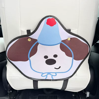 Cartoon puppy cartoon car anti-kick Chair back anti-kick pad - cartoon-puppy-anti-kick-pad-1-piece