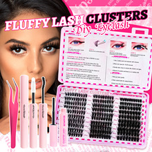 �ֶμٽ�ë��װ��״40D60D80DըëŨ�ܾ���Eyelash Extension Kit