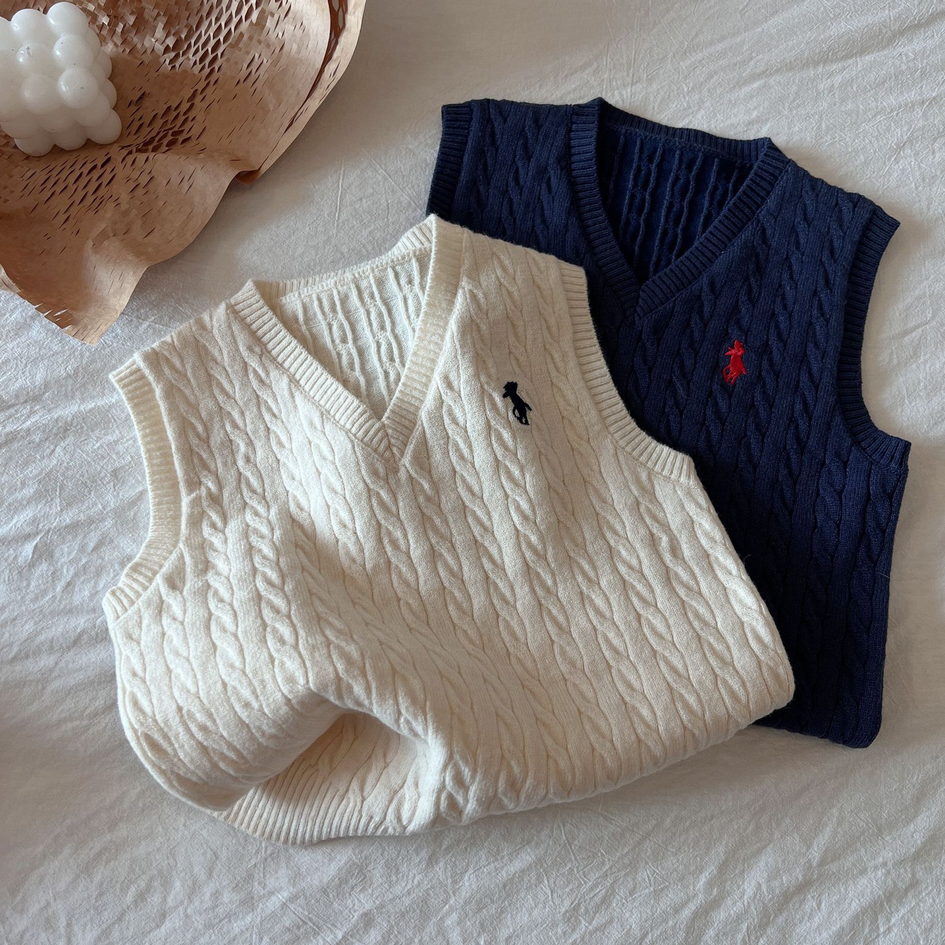 Children's autumn sweater, woolen vest for men and women, western style 3