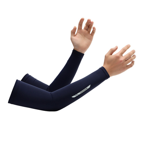 Sun Protection Ice Sleeve for Men, Ice Silk Sleeve Cover, UV Protection, Summer Thin Model, Outdoor Cycling, Sports, Driving, Breathable Arm Guard