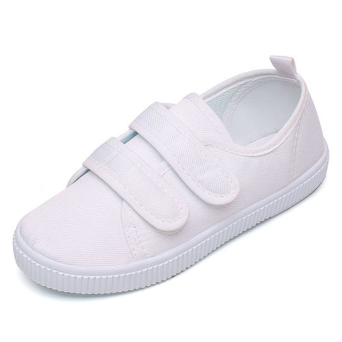 Spring children's small white shoes, girls 'white cloth shoes, boys' canvas shoes, white sneakers, kindergarten indoor shoes, performance shoes,