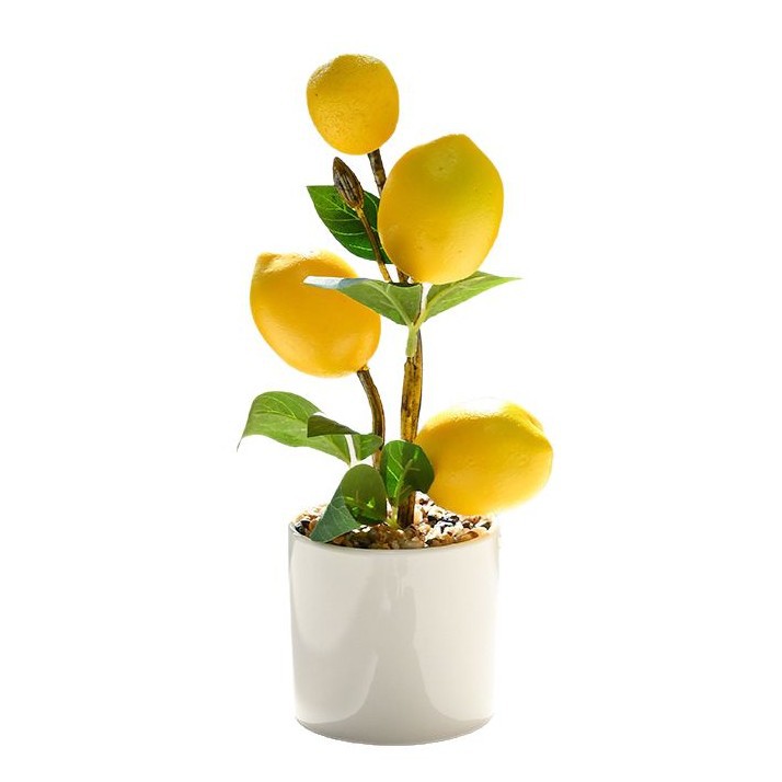 Flores falsas frutas pastorales de alta calidad pequeñas flores de bonsai de simulación de moda decoración creativa plantación verde artificial simulación de maceta image 6