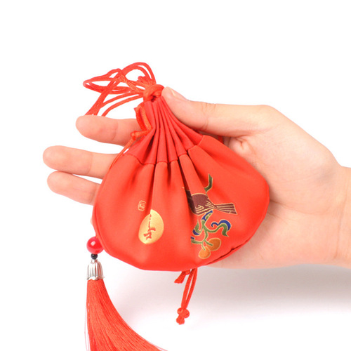 Factory wholesale ancient style palace Hanfu accessories pouch pendant DIY portable sachet good luck bag animal series sachet 