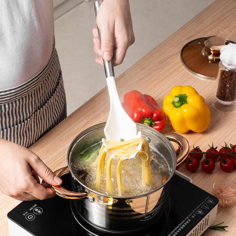 耐热硅胶厨房工具6件套锅铲炒菜铲子汤勺烹饪铲勺kitchen utensil|undefined