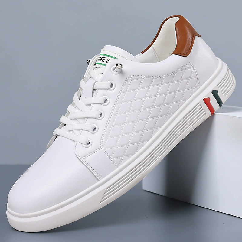  Trend white shoes for leather shoes, leather universal footwear, sneakers, sports shoes, Korean style, genuine leather, soft sole