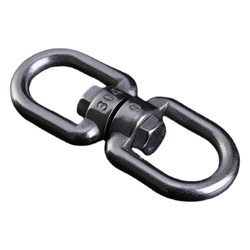 Кольцо поворотное из нержавеющей стали 304, универсальное кольцо в форме восьмерки, застежка для собачьей цепи, такелаж для морских канатов