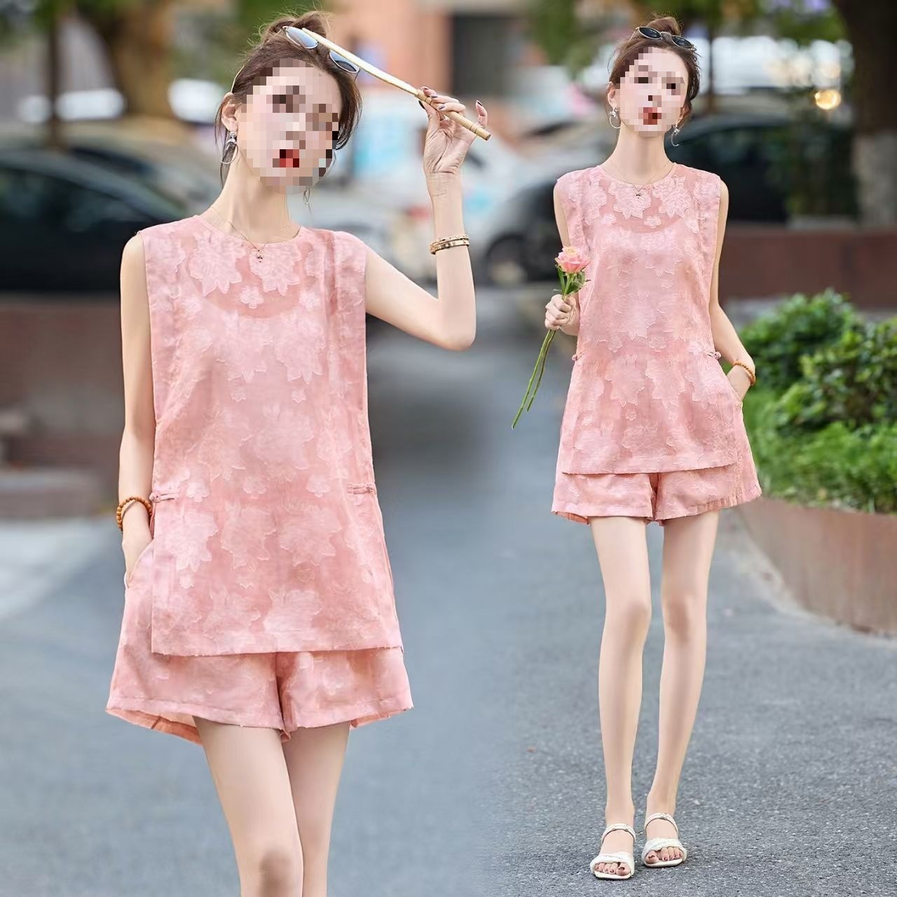 Bộ màu hồng nhạt