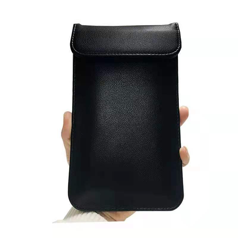 ソース工場革携帯電話信号シールドバッグ抗消磁信号分離バッグ PU 妊婦抗放射線保存袋|undefined