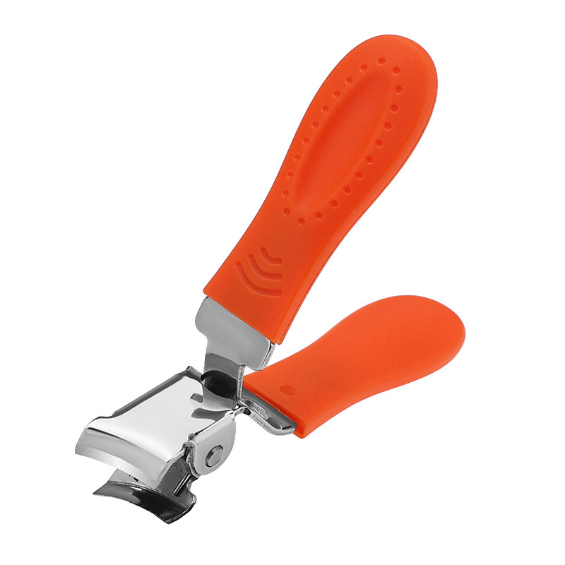 Long-handled oblique nail clipper (orange)