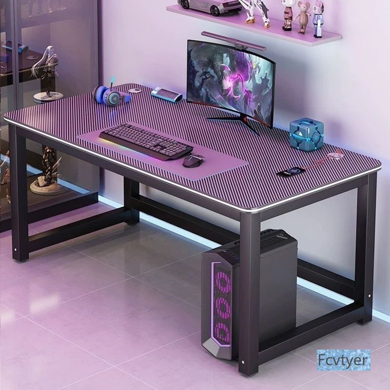 Ji Fei Xiang Rectangular Bedroom Carbon Fiber Home E-Sports Table Student Desk Computer Table Desktop Double Office