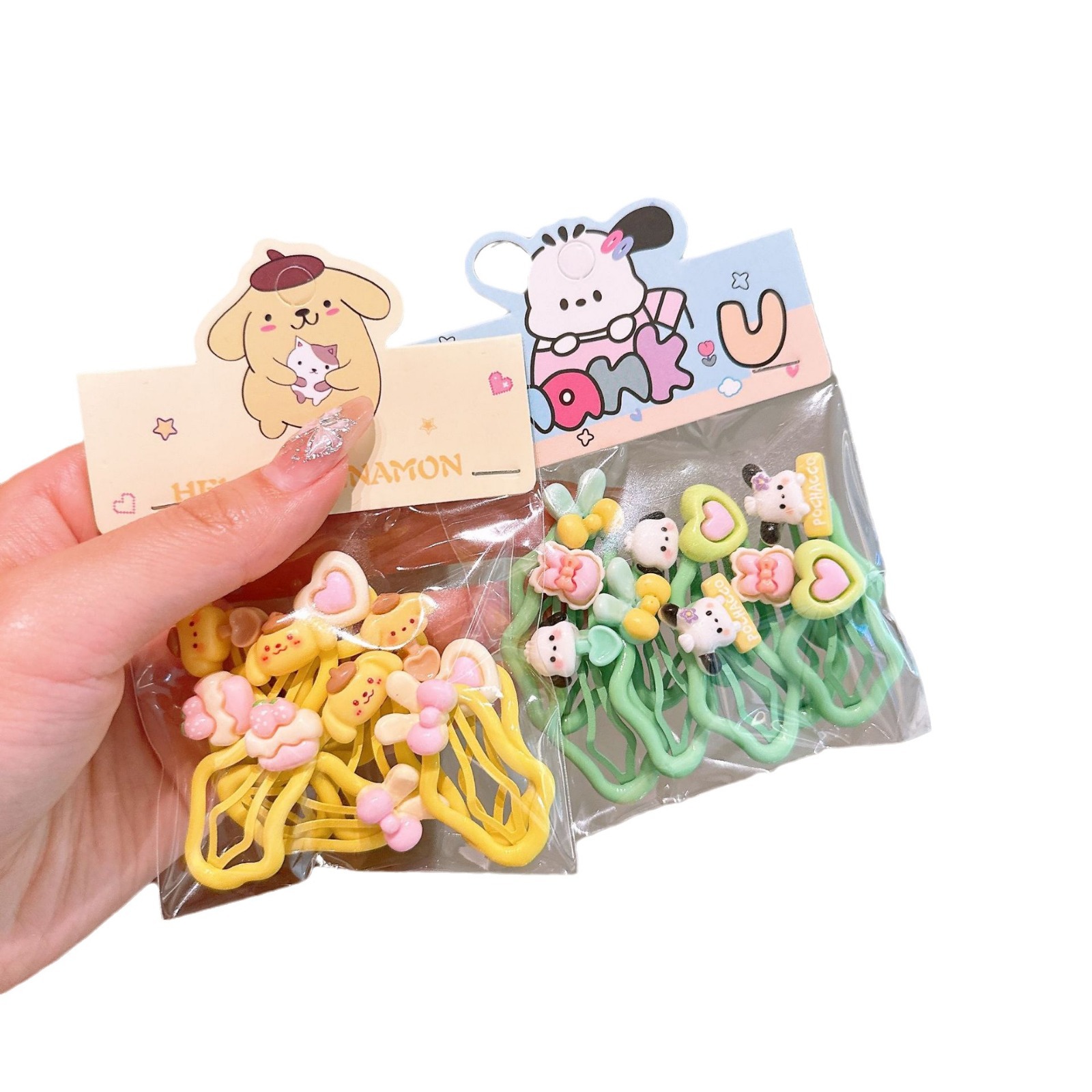 Pinza para el cabello de nubes para niños accesorios para el cabello lindo Sanrio Niña Culomi Clip Niña Bebé Strawberry Bear Horquilla rota