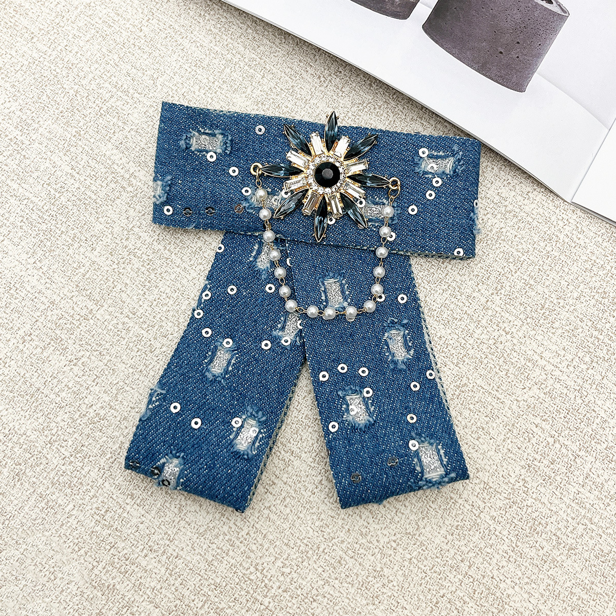 A타입 비즈체인 다크데님