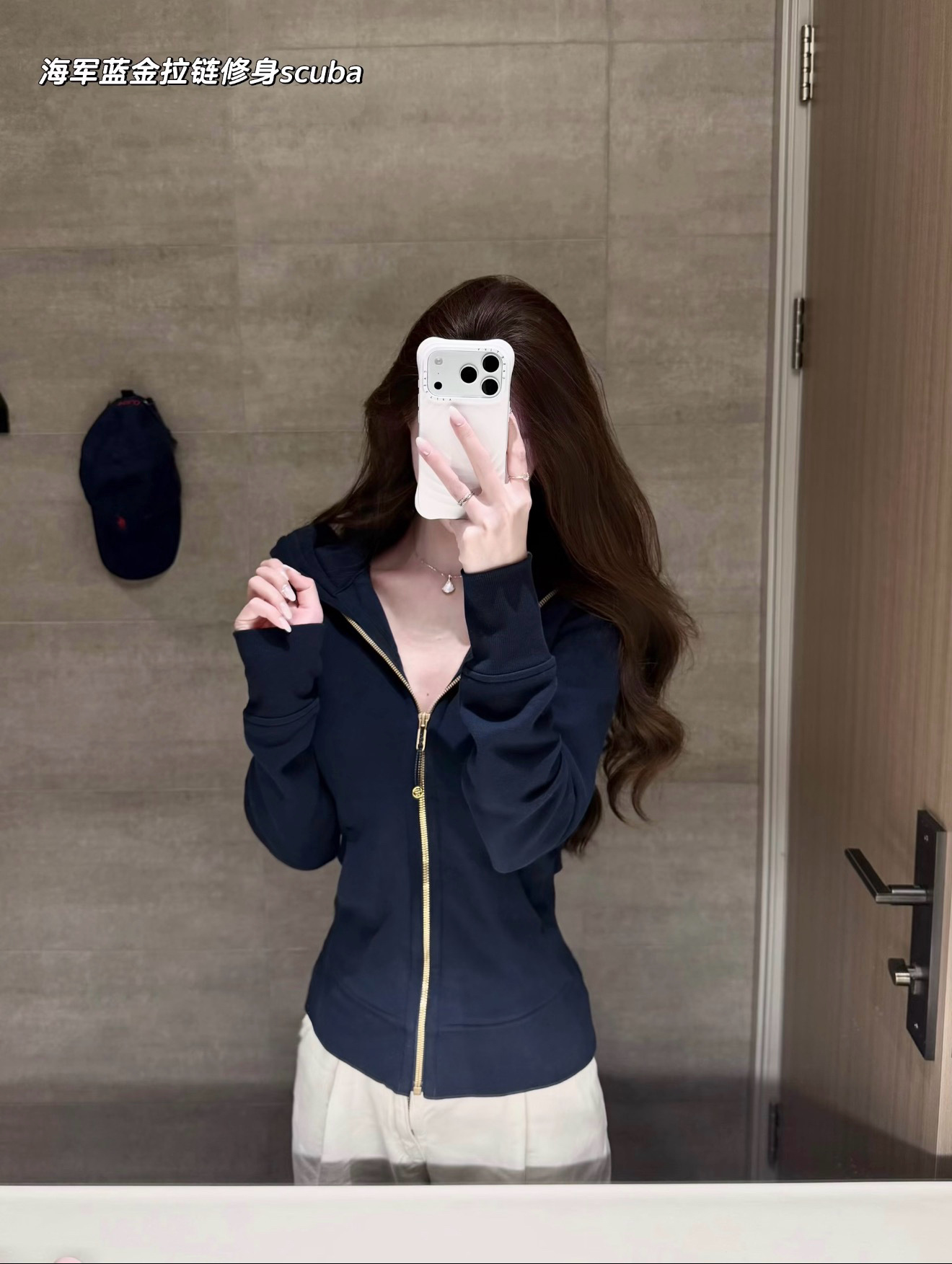 Top version lulu Scuba style 26 autumn slim-fit sweatshirt yoga sports fleece-lined hooded jacket for women