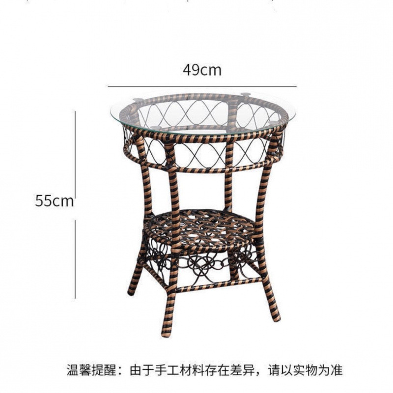 藤椅单人椅子藤编家用小藤椅室外阳台户外休闲小腾椅靠背椅仿滕椅|undefined
