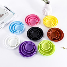 多肉塑料花盆底托圆形接水盘加厚托盘桌面盆栽培移动底托厂家直销