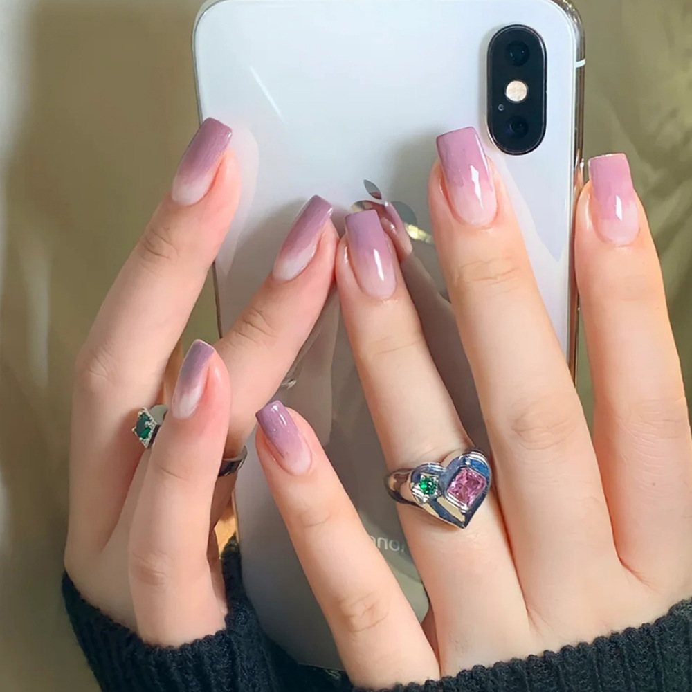 Promoción de pérdida dulce Cool nail patch simple parche de uñas falsas productos terminados al por mayor ventas domésticas de desgaste de uñas
