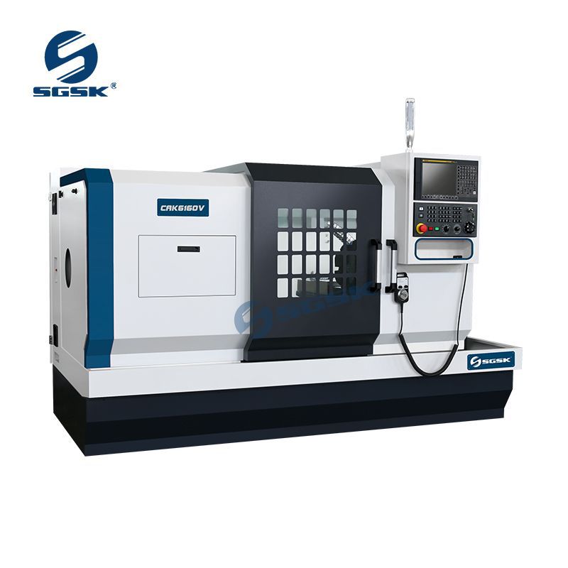 数控机床CAK6160V数控车床6160大孔径双卡盘整体床身数控车床cnc
