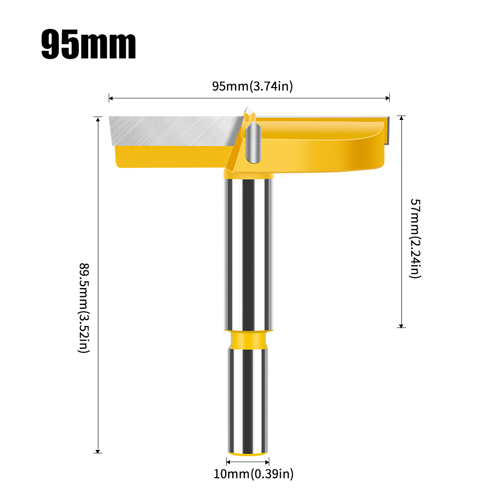 Profesional madera agujero abridor 15-100mm mano taladro madera escariado bisagra aleación madera de plástico