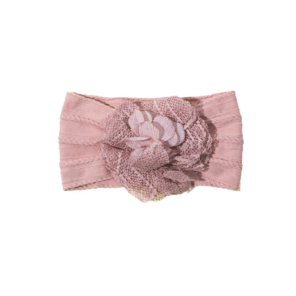 Nové detské vlasové doplnky do vlasov pre deti, európske a americké detské gázové čipkované čelenky, široké vlasové pásky s fontanellou_voghion.com