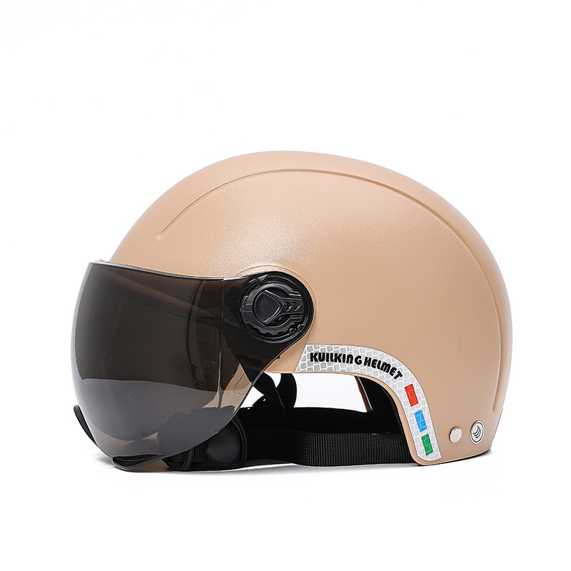 Casco de seguridad de ciclismo unidireccional casco de bicicleta de batería de automóvil medio casco de verano