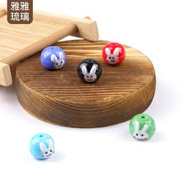 批发花式珠两头璃珠礼品珠diy串珠编织手串配件制作材料散装称斤