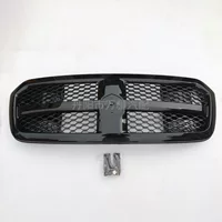 Подходит для передней решетки радиатора Dodge Ram 2011-2019 годов выпуска, решетка DODGE RAM, черный глянцевый/электролитический