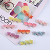 Rainbow Japanese brand hairgrip, crab pin, hair accessory, bangs, hairpins, gradient