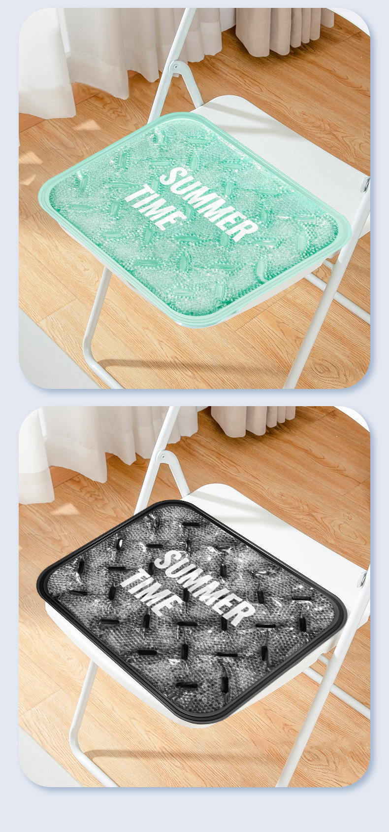 Customized Summer Ice Pad, Water-Free Student Breathable Gel Cushion, Car Supplies, Ice Bead Cooling Artifact Cooling Pad