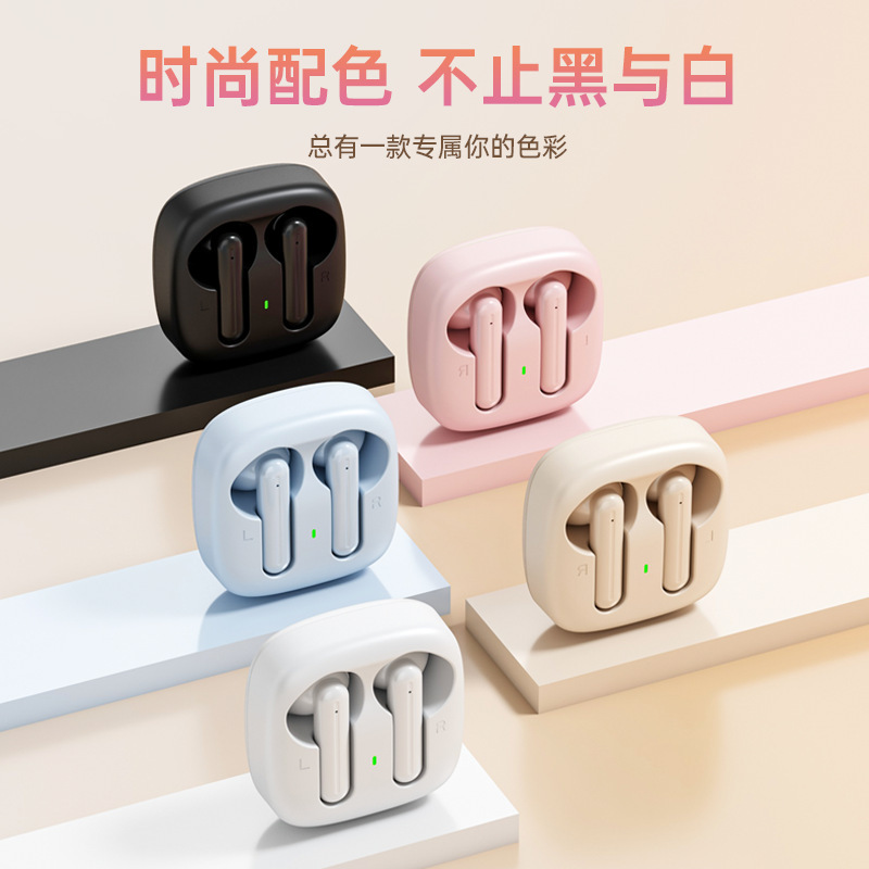 25 mini modelo privado transfronterizo con buena calidad de sonido, auriculares Bluetooth inalámbricos con reducción de ruido, auriculares Bluetooth con llamada deportiva semi-en la oreja, auriculares Bluetooth