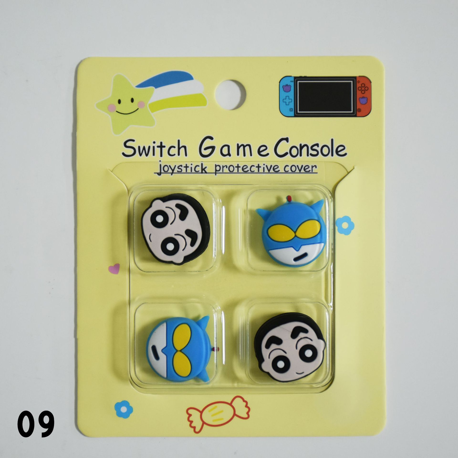 Tapa basculante de silicona de Nintendo Switch de dibujos animados NS Lite tapa basculante tapa protectora mango tapa protectora basculante