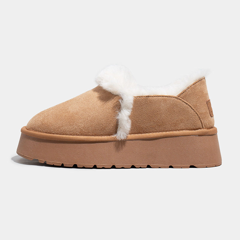 Backforce botas de nieve de lana sólida de invierno para mujeres nuevos zapatos de algodón simples y versátiles para detectar fugas de viajes viajeros zapatos de limpieza
