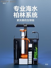 小海缸全套设备海水鱼缸小型客厅超白玻璃缸40背滤珊瑚小丑垒德株