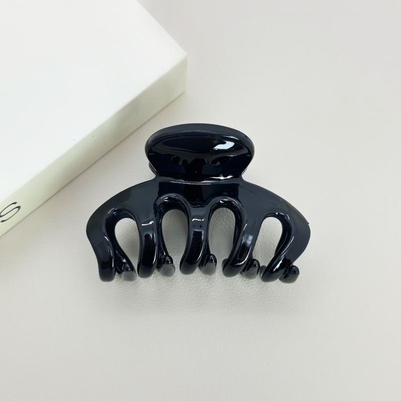 Korean Style Cross Pearl Hair Clip for Back of Head, Elegant and Chic Large Hair Clip Shark Clip Headwear for Women