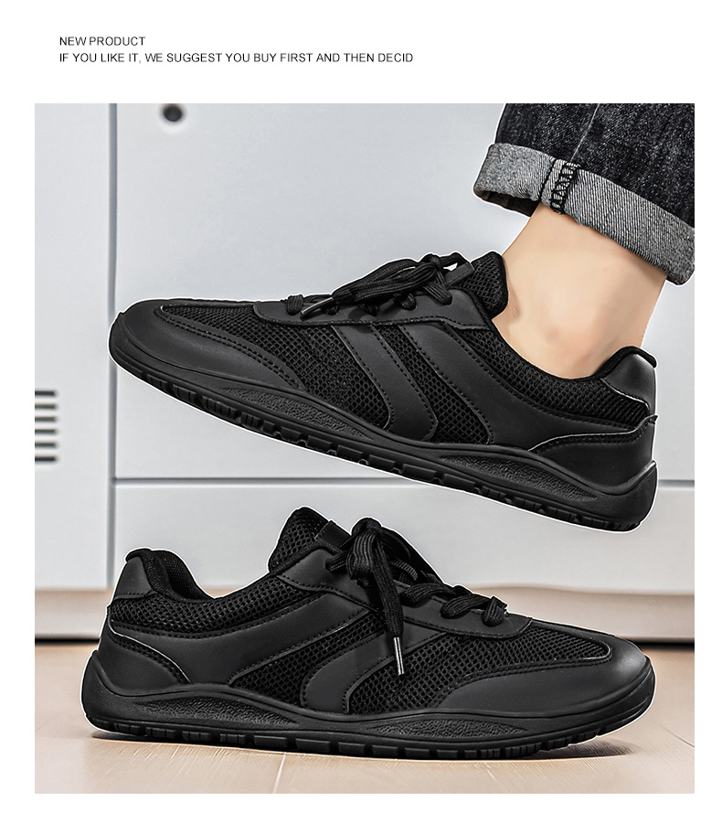 Foreign Trade Wide-fit German Training Widened Men's Sneakers, Large-toe Shoes, Breathable Versatile Sports Casual_vogvips.com