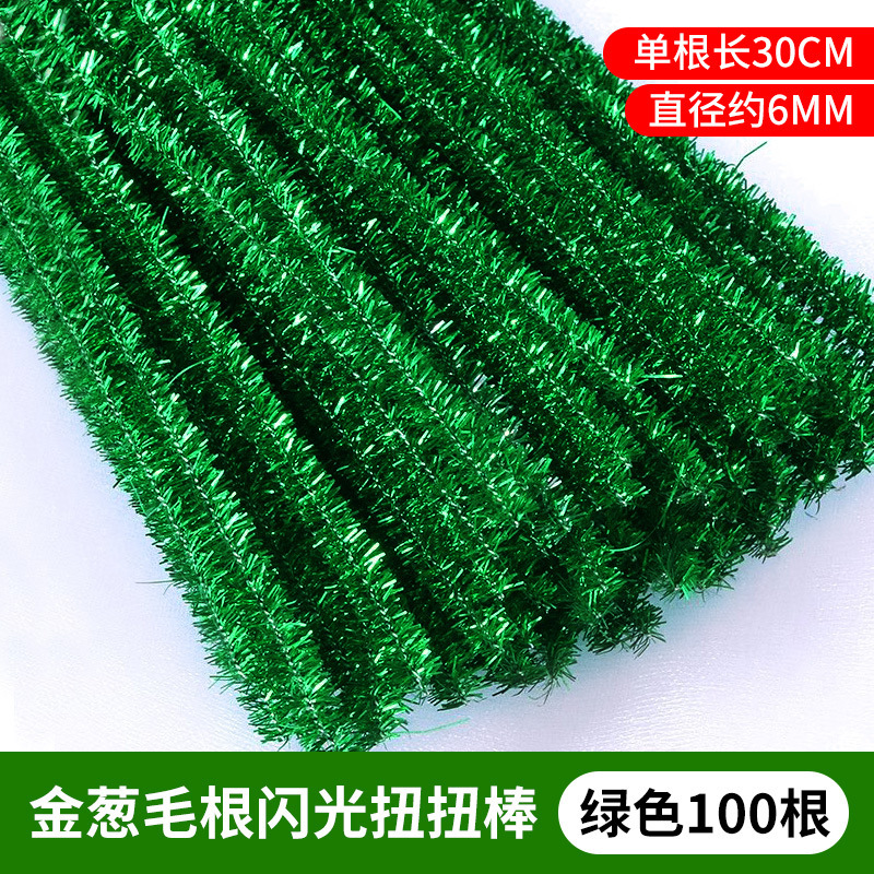 Paquete de material de ramo de varilla retorcida de macaron