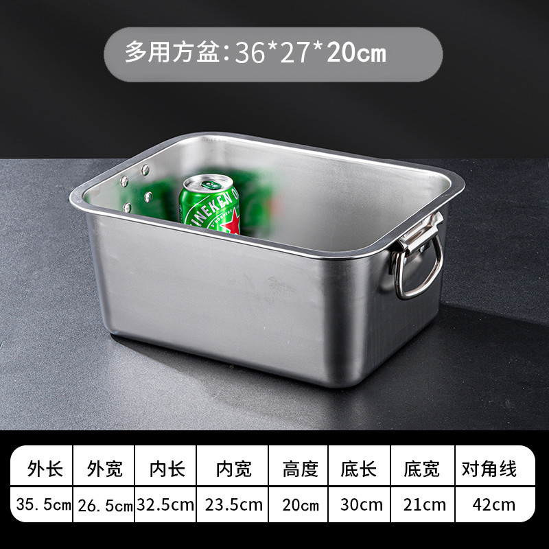 36*27*20(귀가 있는 뜨거운 판매 두꺼운 컬링 사각형 세면대)