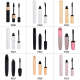 International Station Explosions Thick Mascara Neutral LOGO-free Slim Long Curly Aluminum Tube Sachman Eyelash Base Cream