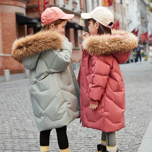 Girls' down Jacket Children's Mid-Length 2025 New Model for Older Girls Winter Thickened Children's Coat