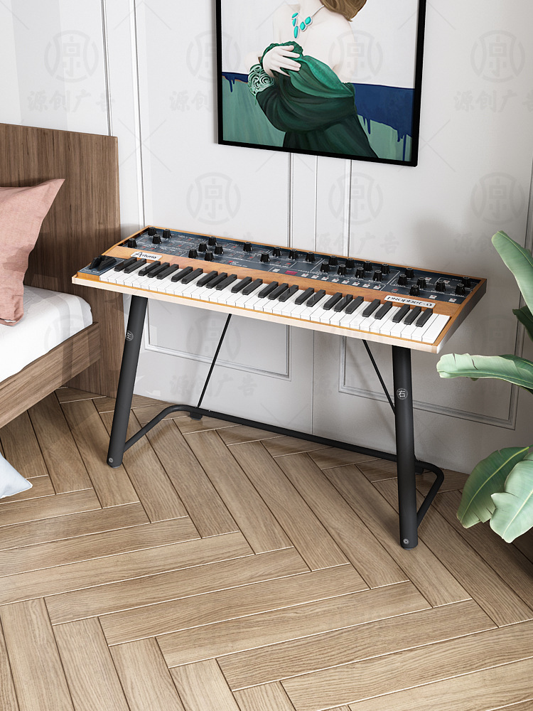 Soporte universal en forma de U para piano eléctrico soporte en forma de U plegable elevación soporte de piano electrónico