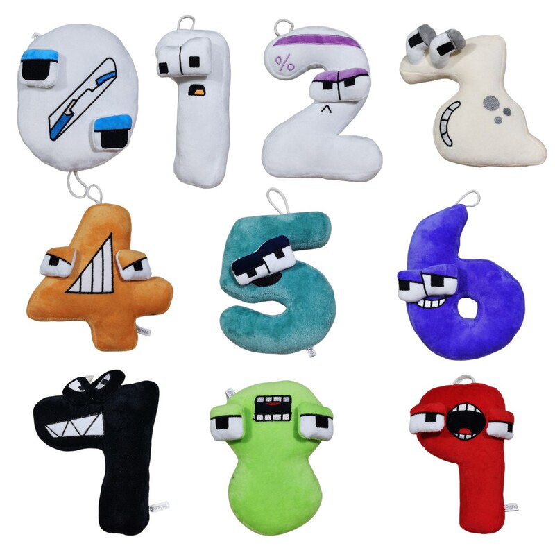 Cross-Border Alphabetlore Digital Series Plush Pillow Dolls Children's Educational Alphabet Toys