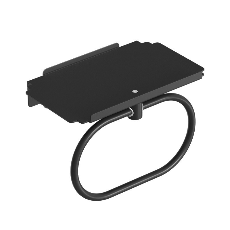 Transfronterizos sin perforación colgante de pared conjunto de colgante de baño toalla barra de toalla anillo de toalla oval colgante de almacenamiento de toalla